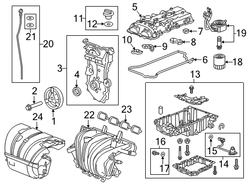 2020 Buick Regal Sportback Dipstick Diagram for 12670057