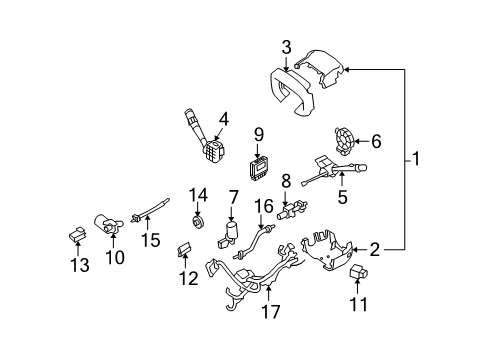 2011 Cadillac STS Switches Diagram