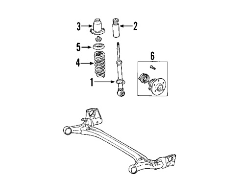 2005 Pontiac Vibe Rear Axle Diagram