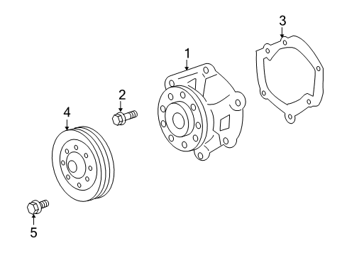 2012 Buick Enclave Water Pump Diagram