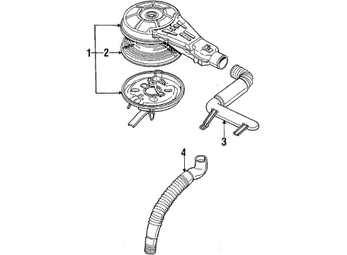 1987 Chevy Sprint Air Inlet Diagram