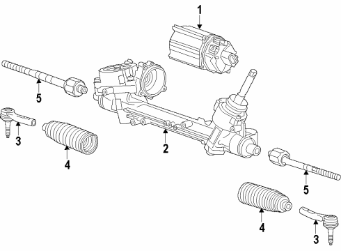 2016 Buick LaCrosse Steering Gear & Linkage Diagram 5 - Thumbnail