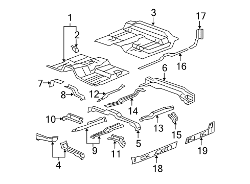 2010 Chevy Silverado 1500 Floor Diagram 3 - Thumbnail