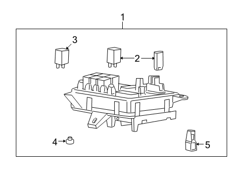 2012 Buick Enclave Fuse & Relay Diagram 2 - Thumbnail