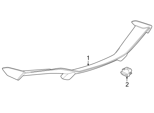 2025 Chevy Corvette Spoiler Diagram 4 - Thumbnail