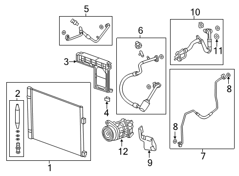 2017 Cadillac CT6 Air Conditioner Diagram 3 - Thumbnail