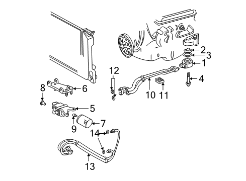 1996 Chevy S10 Filters Diagram 2 - Thumbnail