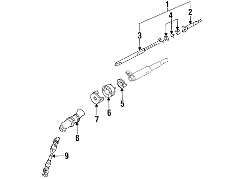 1996 Oldsmobile 88 Joint Cover Diagram for 25651701