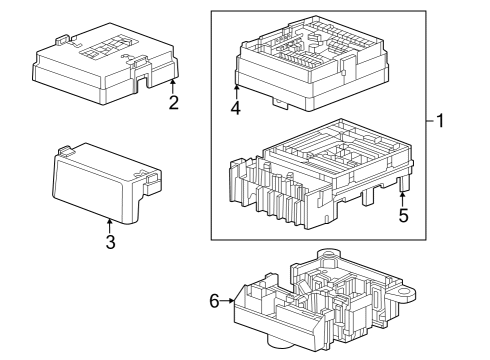 2023 Cadillac LYRIQ Relay Cover Diagram for 86790805