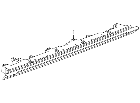2024 Chevy Blazer EV High Mount Lamps Diagram