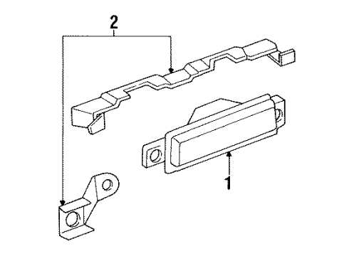 1992 Oldsmobile 88 Backup Lamps Diagram