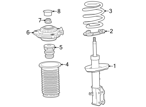 2024 Buick Encore GX Struts & Components Diagram 2 - Thumbnail