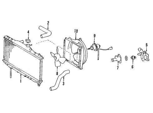 1999 Chevy Prizm Cooling Fan Diagram