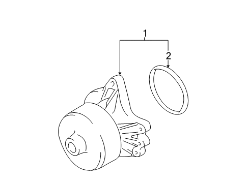 2008 Pontiac Vibe Water Pump Diagram