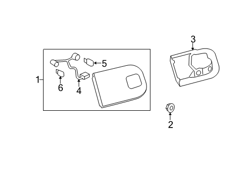 2010 Buick Lucerne Backup Lamps Diagram