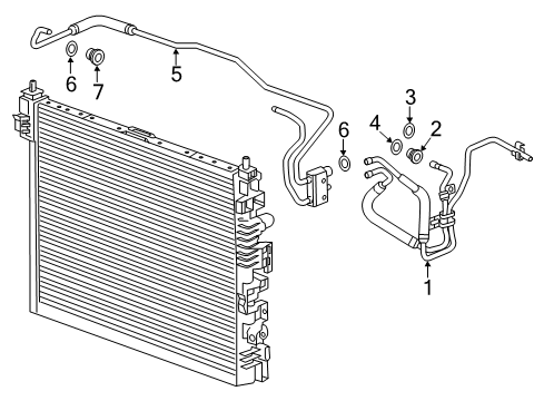 2024 GMC Terrain Trans Oil Cooler Lines Diagram