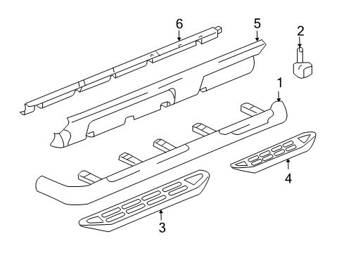 2004 Chevy Tahoe Running Board Diagram