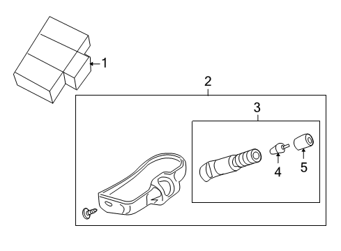 2014 Cadillac CTS Tire Pressure Monitoring Diagram 3 - Thumbnail