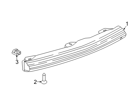 2018 Cadillac XT5 High Mount Lamps Diagram