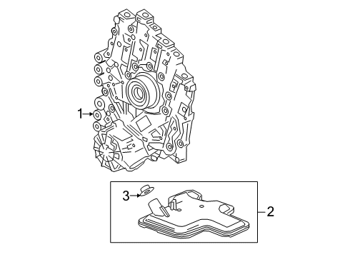 2019 Chevy Equinox Filter Diagram for 24046855