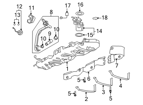2007 Saturn Outlook Fuel Supply Diagram