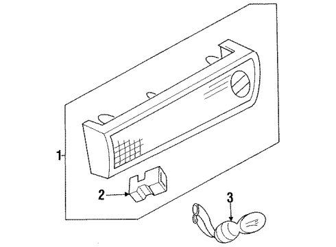 1993 Buick Skylark Backup Lamps Diagram