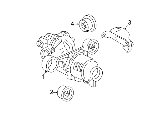 2006 Pontiac Torrent Differential Assy Bushing Diagram for 12569948