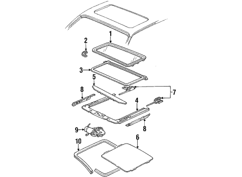 1990 Pontiac Bonneville Sunroof Diagram