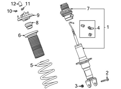 2021 Chevy Corvette Shocks & Components Diagram 2 - Thumbnail