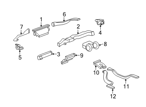 2009 Chevy Malibu Ducts Diagram 2 - Thumbnail