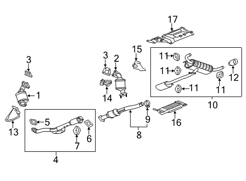 2017 Chevy Equinox Exhaust System Diagram 2 - Thumbnail