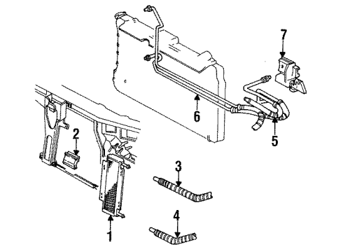 1992 Cadillac Eldorado Trans Oil Cooler Diagram