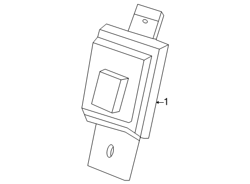 2024 Chevy Silverado EV License Lamps Diagram