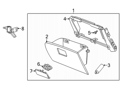 2022 Buick Encore GX Damper Diagram for 42730705