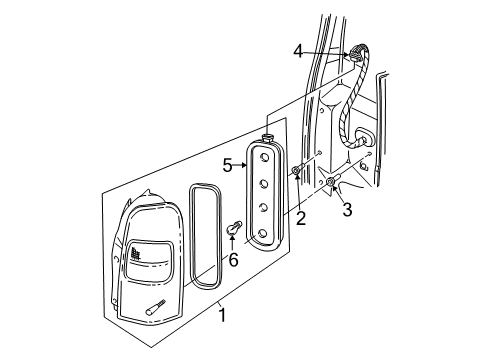 2002 Pontiac Montana Tail Lamps Diagram