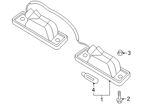 2009 Pontiac G3 Bulbs Diagram 4 - Thumbnail