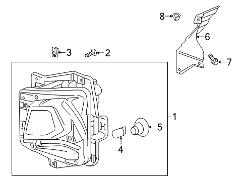 2025 Chevy Blazer Headlamps Diagram