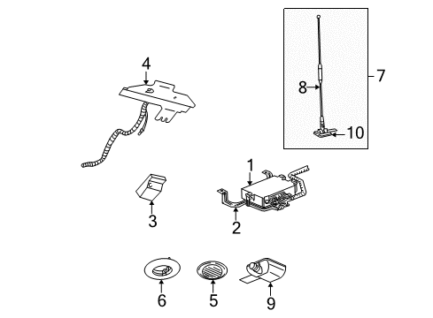 2002 Saturn L200 Navigation System Diagram