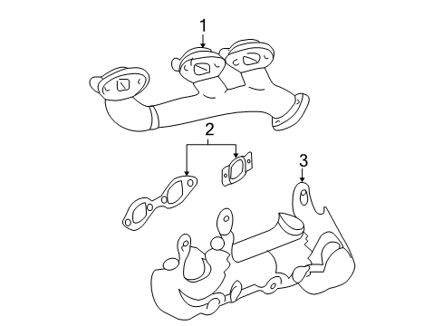 2010 GMC Sierra 1500 Heat Shield, Passenger Side Diagram for 12592085