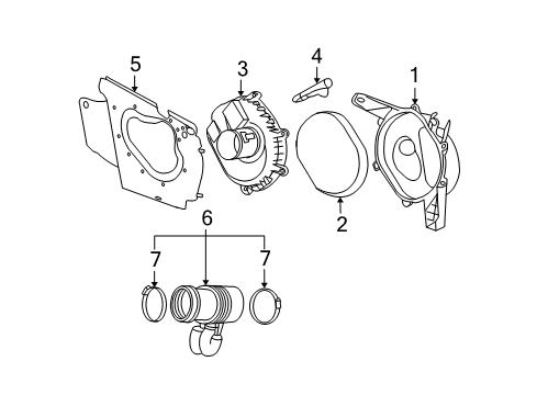 2008 Cadillac STS Filters Diagram 3 - Thumbnail