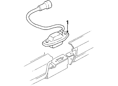 1984 Chevy G20 License Lamps Diagram