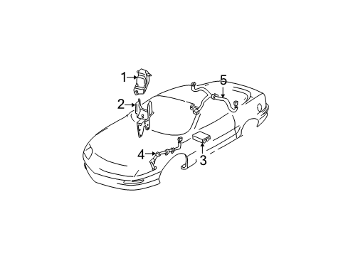2000 Chevy Camaro Traction Control Components Diagram