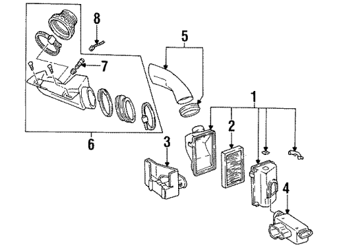 1997 Pontiac Firebird Filters Diagram 2 - Thumbnail