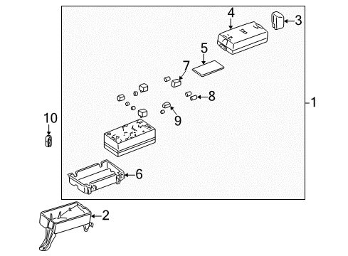 2004 Cadillac Seville Electrical Components Diagram