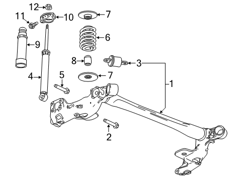 2017 Chevy Trax Rear Suspension Components Diagram