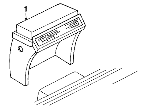 1991 Chevy Cavalier High Mount Lamps Diagram