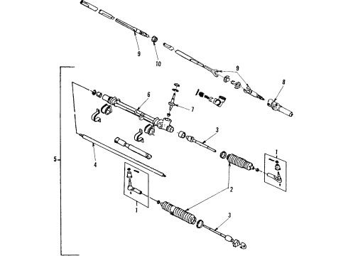 1987 Pontiac Fiero Steering Column Diagram