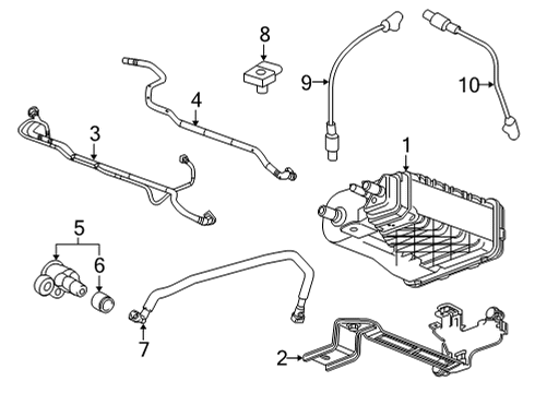 2024 Chevy Tahoe Vapor Canister Diagram