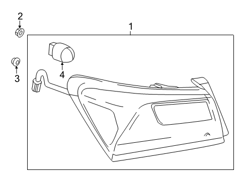 2025 Chevy Malibu Tail Lamps Diagram
