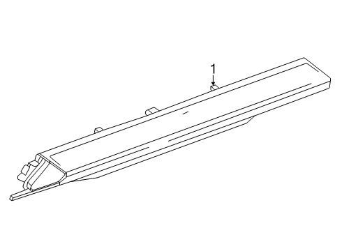 2024 Chevy Silverado EV High Mount Lamps Diagram